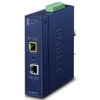 Planet IGT-900-1T1S — управляемый медиаконвертер (1x1G TX + 1x2.5G SFP)
