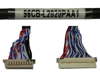 Кабель   96CB-L2020PAA1   MONITOR + LCD KIT, LVDS CABLE 20-20PIN 50CM AA1 TYPE(G)