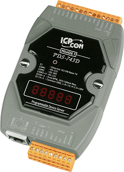Сервер PDS-743D CR Programmable Device Server 3xRS-232, 1xRS-485, 4DI , 4DO ports and LED
