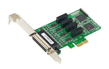 Плата CP-134EL-A-I w/o cable 4 Port PCIe Board, w/ o Cable, low profile, RS-422/485, w/ Surge, w/ Is
