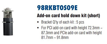 Крепление 98RKBTOS09E     9662BTOS09E ASS'Y SHORT H/D BRACKET LONG PAD KIT