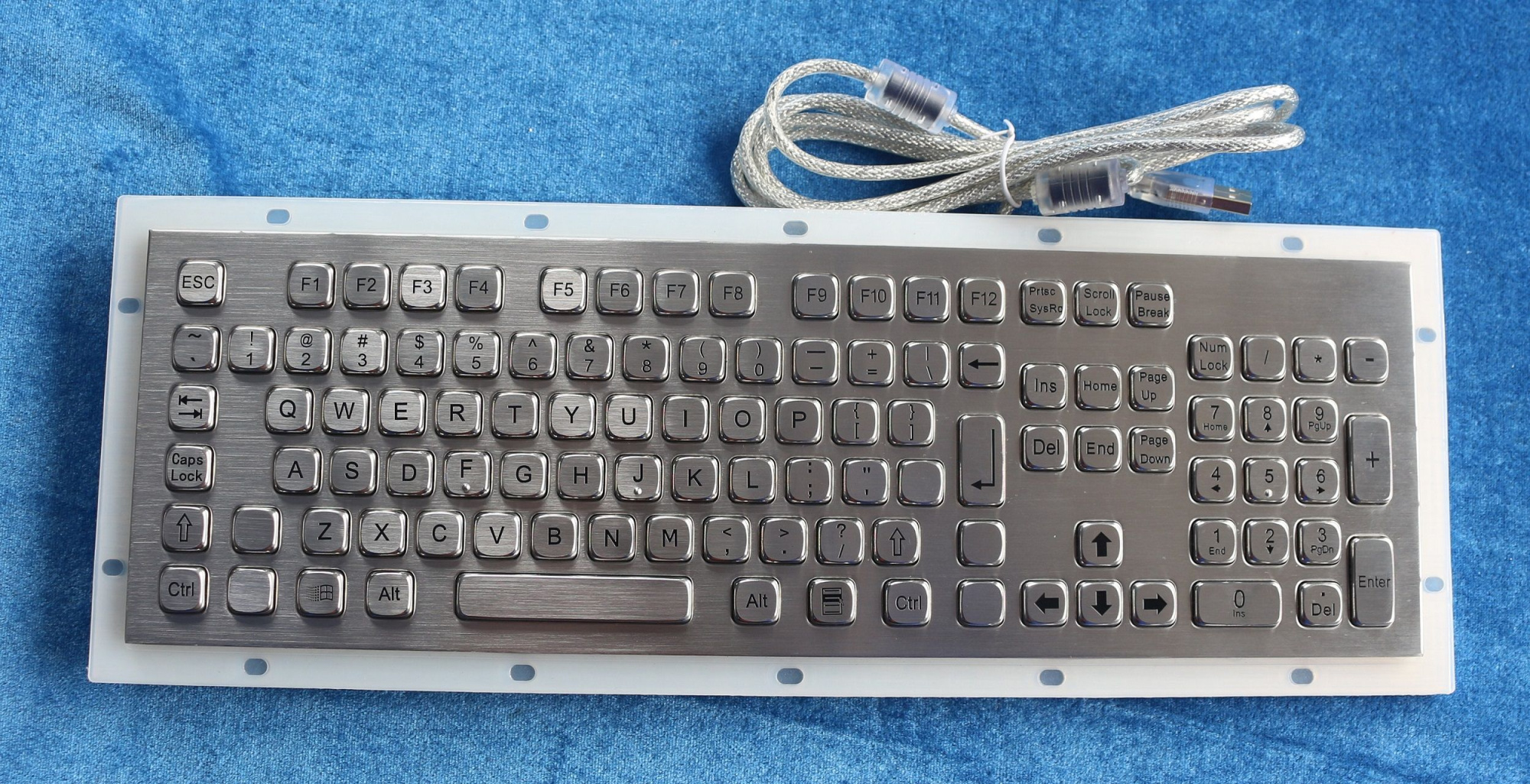 Антивандальная клавиатура K-TEK-A396KP-FN-DWP-US/RU-USB