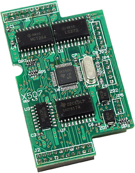 Плата X507 CR 1-Port RS-422/485 add 4-channel D/I, 4-channel D/O (RoHS)