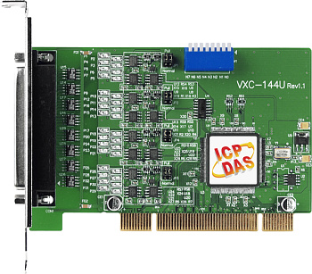 Плата VXC-144U CR Universal PCI, 4-port RS-422/485 communication board.(RoHS) Includes one CA-4002 c