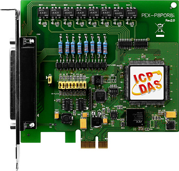 Плата PEX-P8POR8i CR PCI Express x1, 8-channel isolated digital input.8-channel PhotoMos Relay outpu