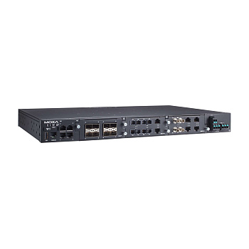 Коммутатор RKS-G4028-4GT-2HV-T Modular managed Ethernet switch with 4 10/100/1000BaseT(X) ports, 3 s