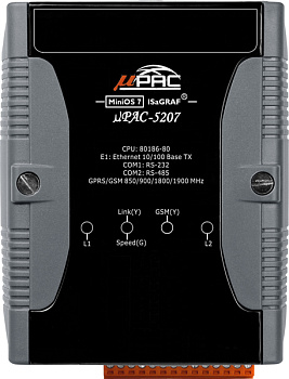 Контроллер uPAC-5207 CR μPAC-5007 with GPRS (RoHS)