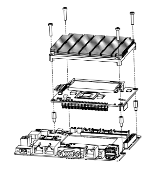 Радиатор   1960065074N001      Heat spreader  R2 I-Bay Trail-M M-10W 99.5x70.5x11.2-SC M