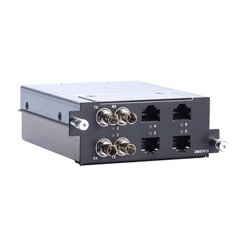 Модуль RM-G4000-2MST4TX Fast Ethernet module with 2 multi-mode 100BaseFX ports with ST connectors, 4