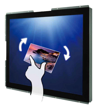 Монитор  R15L100-POC3     VGA+HDMI input, with P-Cap touch, IP65 at front, open frame design, VESA m