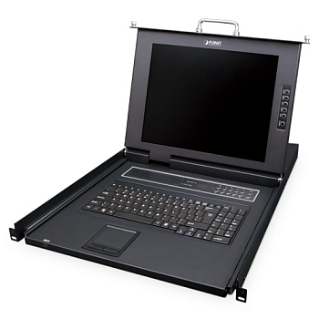 Planet IKVM-210-16M — IP KVM-переключатель с LCD (16 портов, 17")