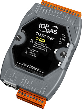 Модуль WISE-7167 8-Channel Power Relay Output WISE PoE Controller (RoHS)