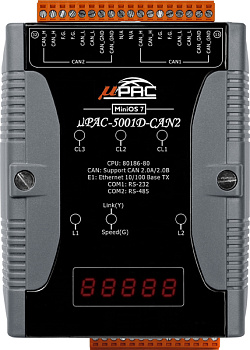 Контроллер uPAC-5001D-CAN2 Programmable Automation controller with two series communication port (RS