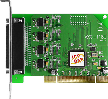 Плата VXC-118U/D2 CR Universal PCI, Serial Communication card with 8 RS-232 ports (RoHS)Includes one