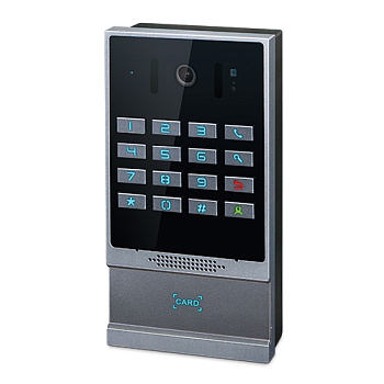 1080p SIP Multi-unit Vandalproof Door Phone with RFID and PoE: IETF SIP, 2 SIP Lines, 802.3at PoE, H