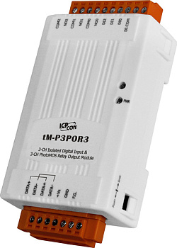 Модуль tM-P3POR3 CR 3-channel Isolated Digital Input and 3-channel PhotoMOS Relay Output Module (RoH