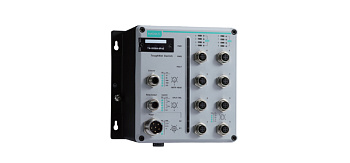 Коммутатор TN-5508A-8PoE-WV-CT-T   L2 Managed Ethernet switch with 8 * 802.3at PoE+ M12 connectors, 