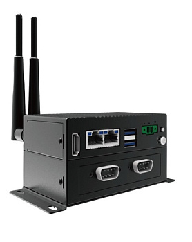 Компактный компьютер  EACIL20-119-A432   Intel N3350, 4G RAM, 32GB eMMC, 2 x USB 3.0, 2 x GbE LAN, 1