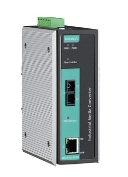 Конвертер IMC-P101-S-SC Industrial PoE Media Converter, single mode, SC connector