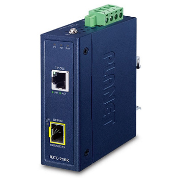 Planet IECC-210R — EtherCAT медиаконвертер (100TX OUT, 100FX SFP IN)