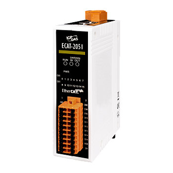 Модуль ECAT-2051 CR EtherCAT Slave I/O Module with Isolated 16-ch Digital Inputs (RoHS