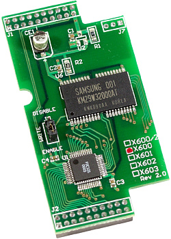 Плата X600 4 mega byte NAND flash disk **USE IN I-7188XA/XB/XC/EX/XG/EG**