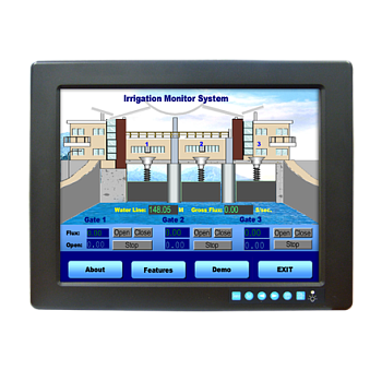 Монитор  FPM-3121G-R3BE     LCD DISPLAY, 12.1" SVGA WT Ind. Monitor w/ Resistive TS