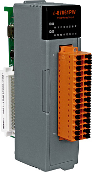 Модуль I-87061PW-G CR 16-channel Power Relay Output Module (Each Relay Output Channel is Independent
