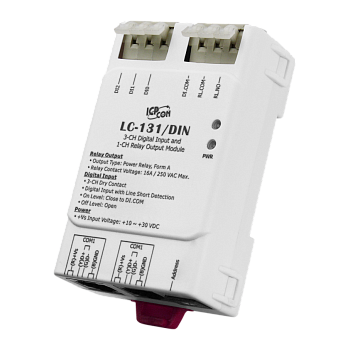 Модуль LC-131/DIN CR 3-channel Digital Input Module with Open/Short Detection and 1-channel Relay Ou
