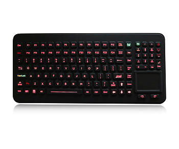 Промышленная клавиатура K-TEK-M379TP-KP-FN-BL-IL-OEM-US/RU-USB