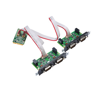 Плата CP-134N-I-T 4-port RS-422/485 Mini PCI Express serial board with 2.5 kV capacitive isolation, 