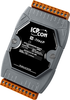 Модуль M-7066P CR 7-channel PhotoMOS Relay Output Module with DCON and Modbus Protocols (Gray Cover)