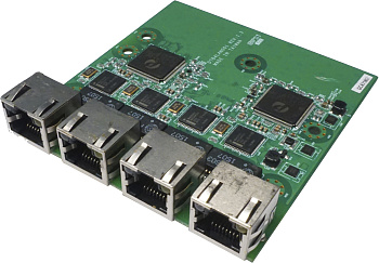 Модуль   CMI-LAN104/UB0612   CMI Module with 4x Intel GbE LAN, RJ45 Port, 1x Universal Bracket (81 x