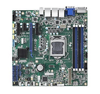 Плата  ASMB-586G4-00A1    LGA 1151 uATX Server Board C246 GbEx4
