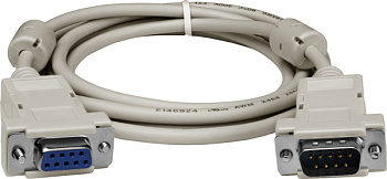 Кабель CA-0918-3W 1.8M 9-Pin Male to Female D-sub RS-232 Cable w/Ferrite Core