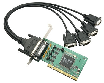 Плата POS-104UL-DB9M Universal PCI, 4-port RS-232, 921.6 Kbps, powered