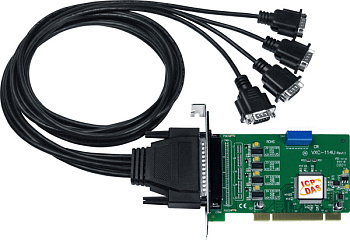 Плата VXC-114U/D2 CR Universal PCI, 4-port RS-232 communication board. Includes one CA-9-3715D
