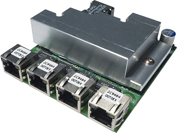 Модуль  CMI-PoE104/FB10      DS-1000  CMI Module with 4x PoE+, Intel GbE LAN, RJ45 Port, Individual 