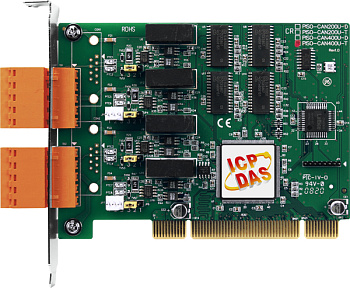 Плата PISO-CAN400U-T CR 4-Port Isolated Protection Universal PCI CAN Card with 5-Pin Screw Terminal 