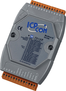 Модуль M-7015P-G CR 6-channel RTD Input Module with 3-wire RTD long distance measurement (RoHS)