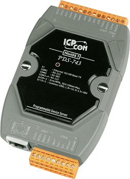 Сервер PDS-743 CR Programmable Device Server 3xRS-232, 1xRS-485, 4DI and 4DO