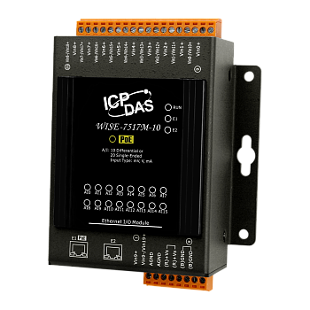 Модуль WISE-7517M-10 WISE I/O Module with 10/20-channels AI and 2-port Ethernet Switch