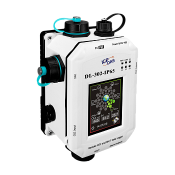 Датчик температуры, влажности, точки росы и концентрации CO2 с функцией регистрации данных DL-302-IP