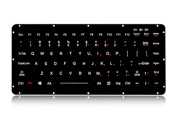 Промышленная клавиатура K-TEK-M270-FN-MS-BL-US/RU-USB