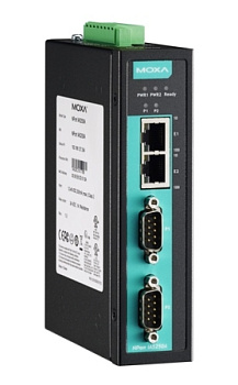 Сервер NPort IA5250AI-IEX 2-port RS-232/422/485 serial device server with 2 KV isolation, 10/100MBas