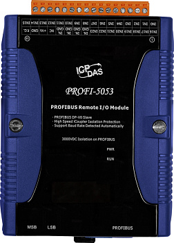 Модуль PROFI-5053 CR PROFIBUS Remote I/O Module (24-channels Dry Contact Non-Isolated Digital Input)