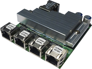 Модуль CMI-PoE114/UB0712  CMI Module with 4x PoE+, Intel GbE LAN, RJ45 Port, Individual Port 25.5W, 