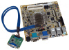 Плата KINO-DBT-J19001      Mini-ITX SBC supports IntelR CeleronR Quad-Core Processor J1900(10W), VGA