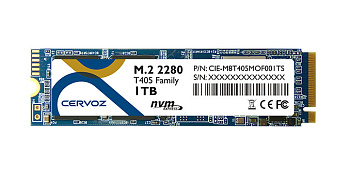 Модуль памяти  CIE-M8T405MOF001TW      DOM-M.2 2280-NVMe PCIe Gen3 x 4 -1TB 1TB, WT, DOM-M.2 2280-NV