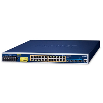 Planet IGS-6325-24UP4X — промышленный коммутатор L3 PoE++ (24xPoE++ + 4x10G SFP+)
